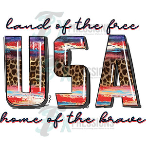 Land of the Free home of the Brave USA