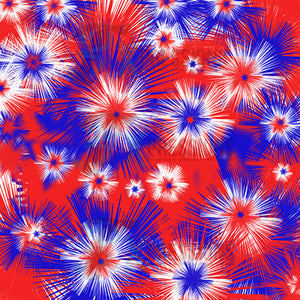red white and blue stars pattern