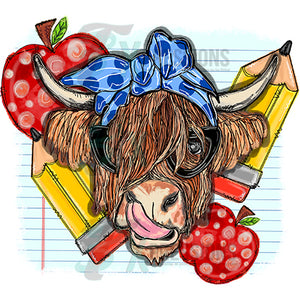 Back to school Cow