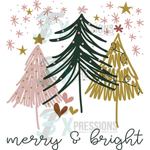 Merry & Bright Boho Trees