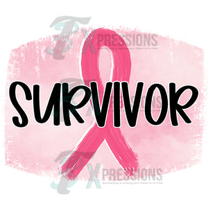 Survivor Breast Cancer Ribbon