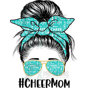 Cheer Mom Teal