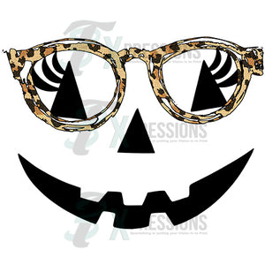 Pumpkin Leopard Glasses