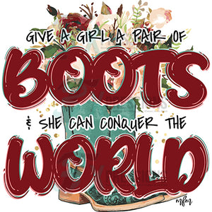 Give a girl boots