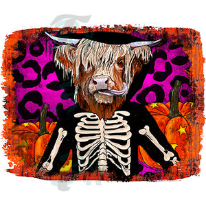 Halloween Highland Cow