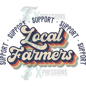 Retro Support Local Farmers