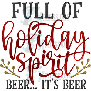 4full of holiday spirit beer