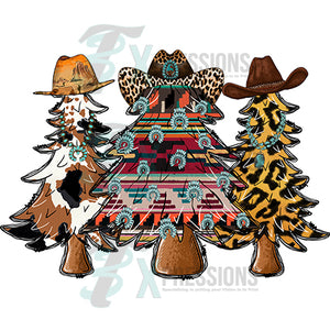 Aztec Cowhide TreeWestern