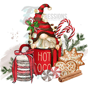 Christmas hot Chocolate Gnome