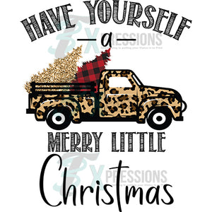 Have yourself a merry little christmas goldt truck