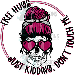 Free Hugs Dark Pink