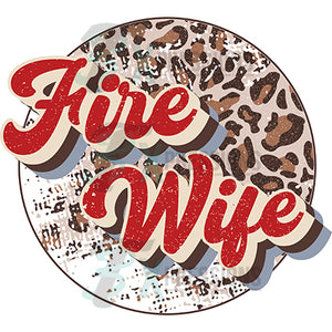 Fire Wife Leopard Circle