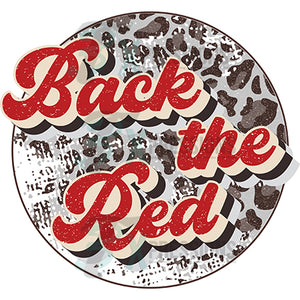 Back the Red Leopard Circle