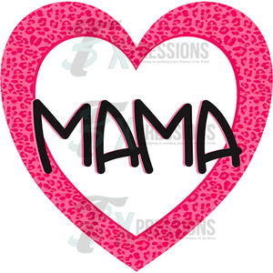 Mama Leopard Heart