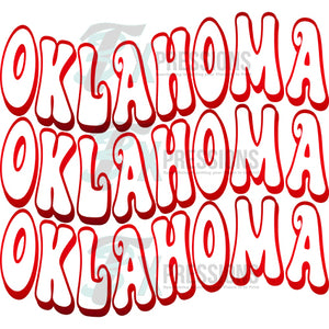 Oklahoma Red Ombre Wavy