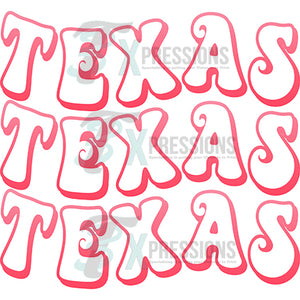 Texas Pink Ombre Wavy