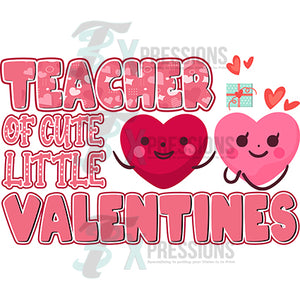 teacher of cute little valentines