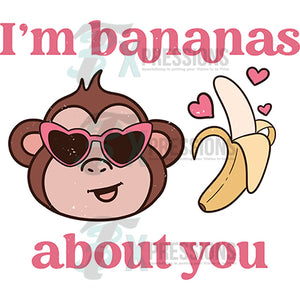 I'm Bananas About You Distressed