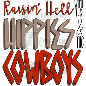 Hippies and cowboys