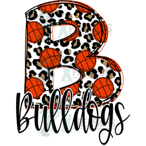 Personalized Basketball letters