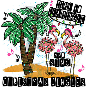 Time to Flamingle and Sing Christmas Jingles