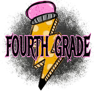 fourth grade Pencil Lightning Bolt