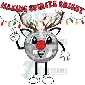 Making Spirits Bra disco ball, christmas