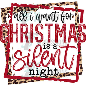 All I want for Christmas is a silent night