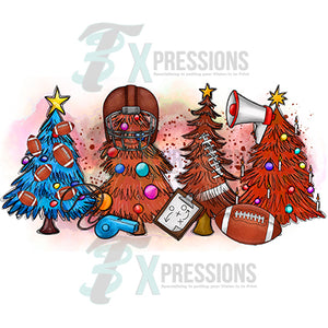 Football Christmas Trees