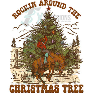 Rockin around the Christmas Tree cowboy