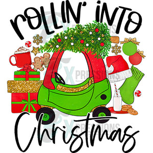 Rollin into Christmas Red