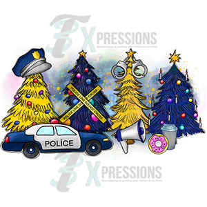 Police Christmas Trees