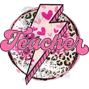 Teacher Valentine lightning bolt