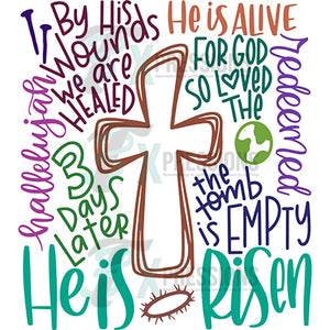 Easter word art