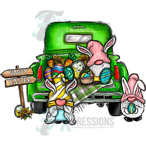 Green Easter Truck