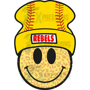 Personalized Softball smile