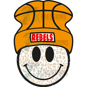 Personalized Basketball smile