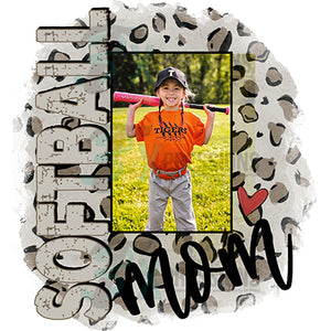 Personalized Photo Softball Mom