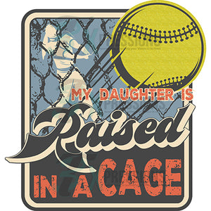 Raised in a cage softball