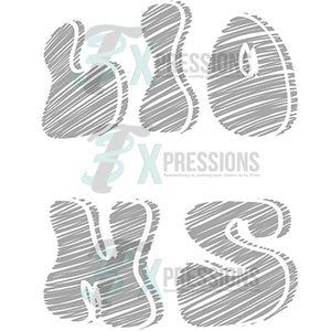 Personalized Sketch Mascot Names LIONS GRAY WHITE