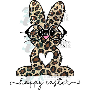 Happy Easter Leopard bunny