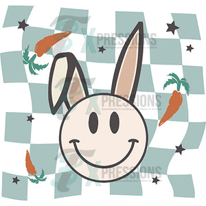 Boy Easter smile checkered