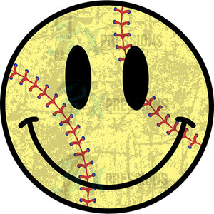 Softball smile