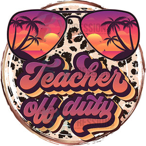 Teacher off duty sunglasses
