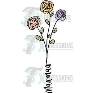 Personalized Wildflower Bouqet (single name)