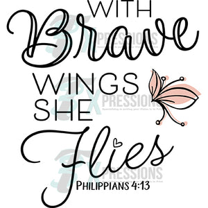 With Brave Wings She Flies