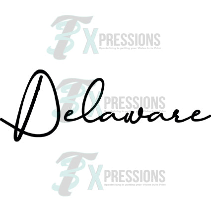 Delaware Name Design Transfers Tagged