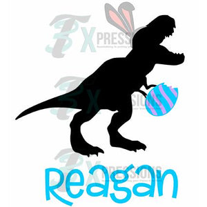 Personalized Easter T-Rex