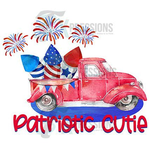 Patriotic Cutie, Red Truck