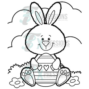 Easter Bunny and Egg, Coloring Shirt